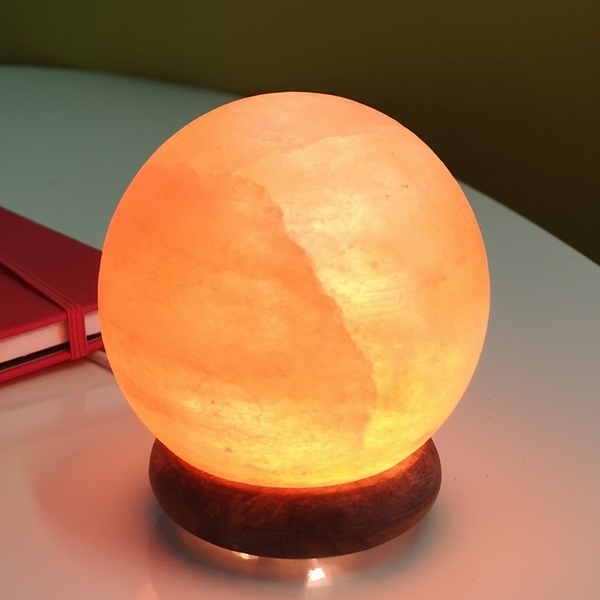 Lampe USB en Cristal de Sel d’Himalaya Sphère