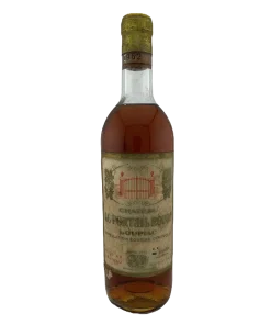 1962 Vin de Bordeaux blanc moelleux : Château LE PORTAIL ROUGE – Loupiac