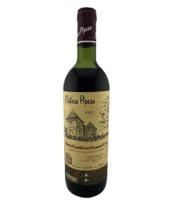Alternative view of 1982 Vin de Bordeaux : Château PIPEAU – Saint-Emilion Grand Cru