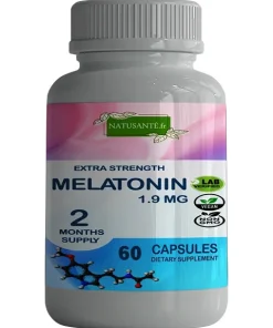 Alternative view of Mélatonine 1,9 mg, 60 capsules