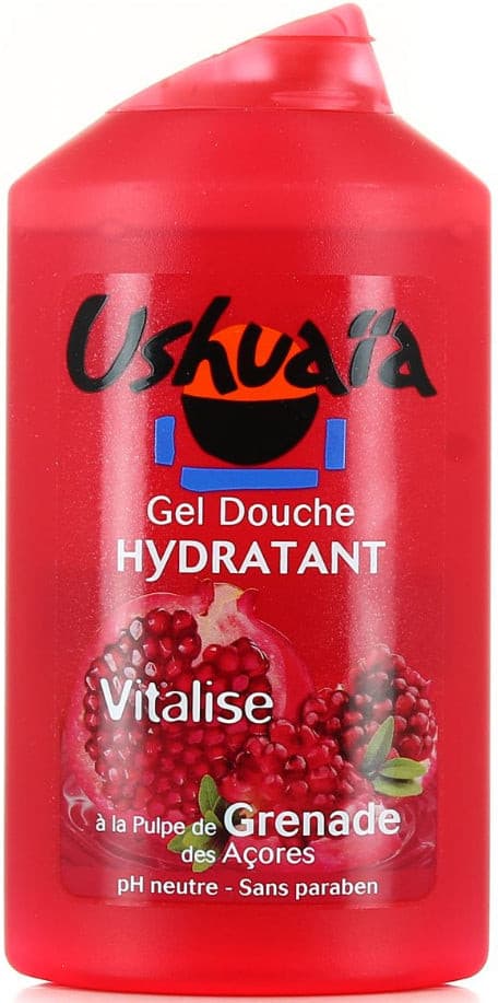 USHUAÏA GEL DOUCHE HYDRATANT À LA PULPE DE GRENADE 250ML