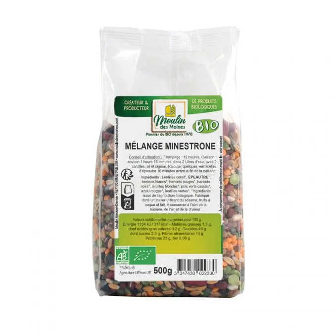 Mélange minestrone bio 500g