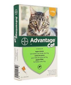 ADVANTAGE 40 CHAT < 4 KG 4*0,4 ML
