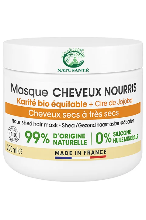 Masque cheveux nourris Karité