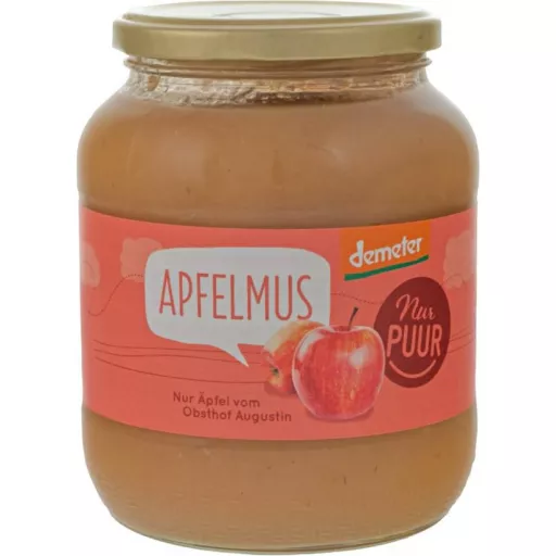 Purée de pommes bio 700g Demeter. – Image 2