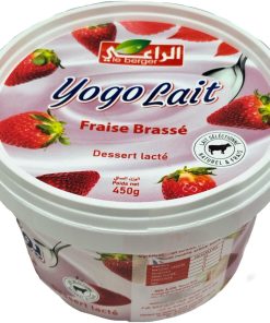 Alternative view of YOGO LAIT FRAISE BRASSE 450G