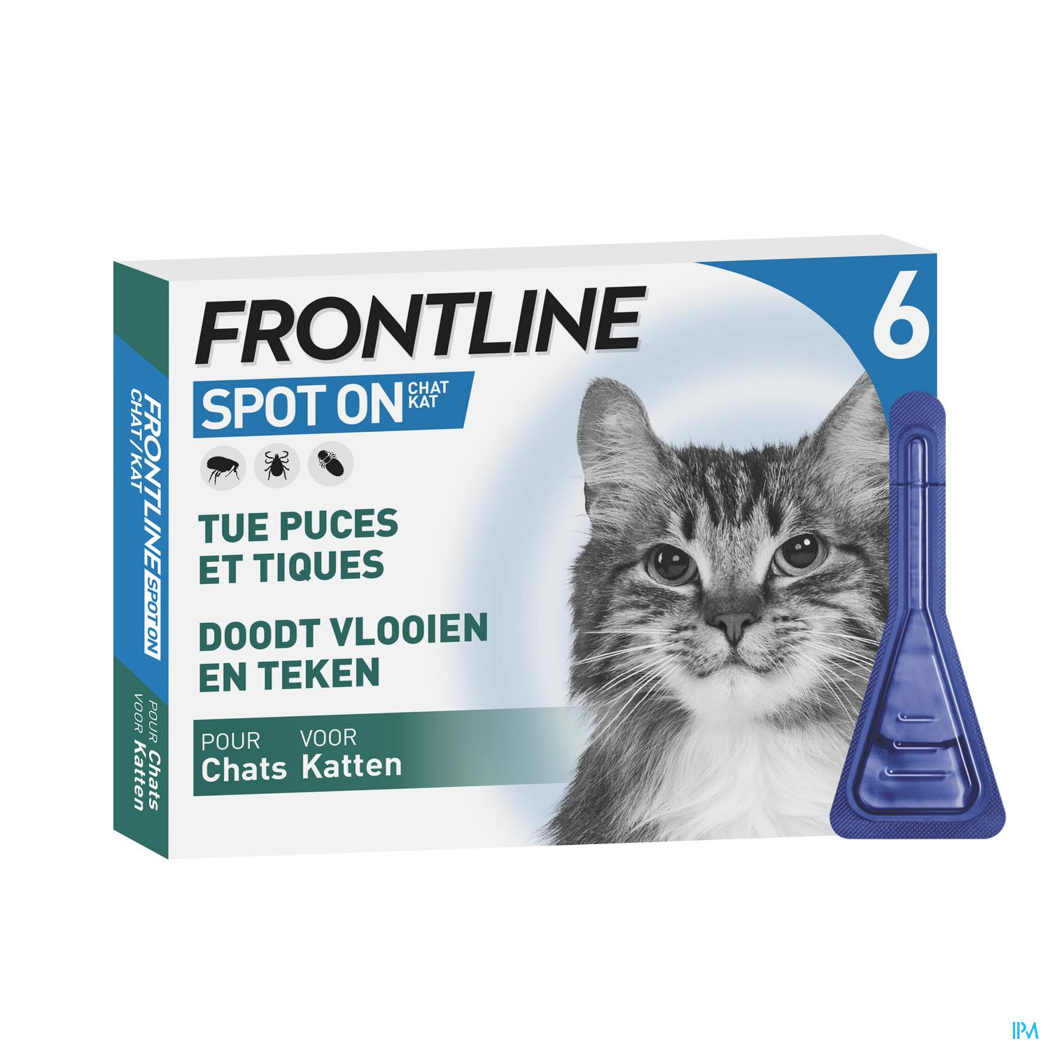 FRONTLINE SPOT ON CHAT 6*0,5 ML VET