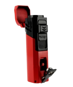Alternative view of Briquet Vector Quattro Rouge Laqué