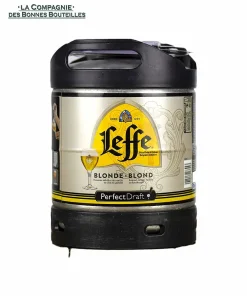 Alternative view of Bière Mini fut Leffe blonde 6L