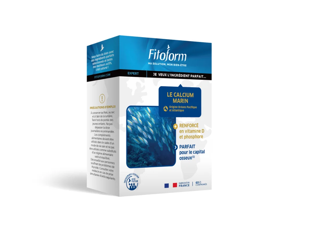 Le Calcium Marin 60 comprimés – Fitoform – Image 2