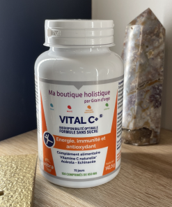Vital C+- Vitamine C – 150 comprimés – Ma boutique holistique