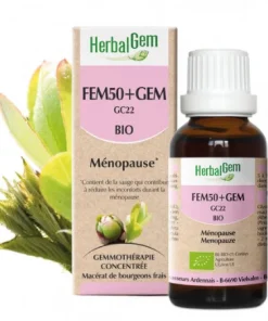 Alternative view of Fem50+Gem Complexe Ménopause Bio 10 ml – Herbalgem