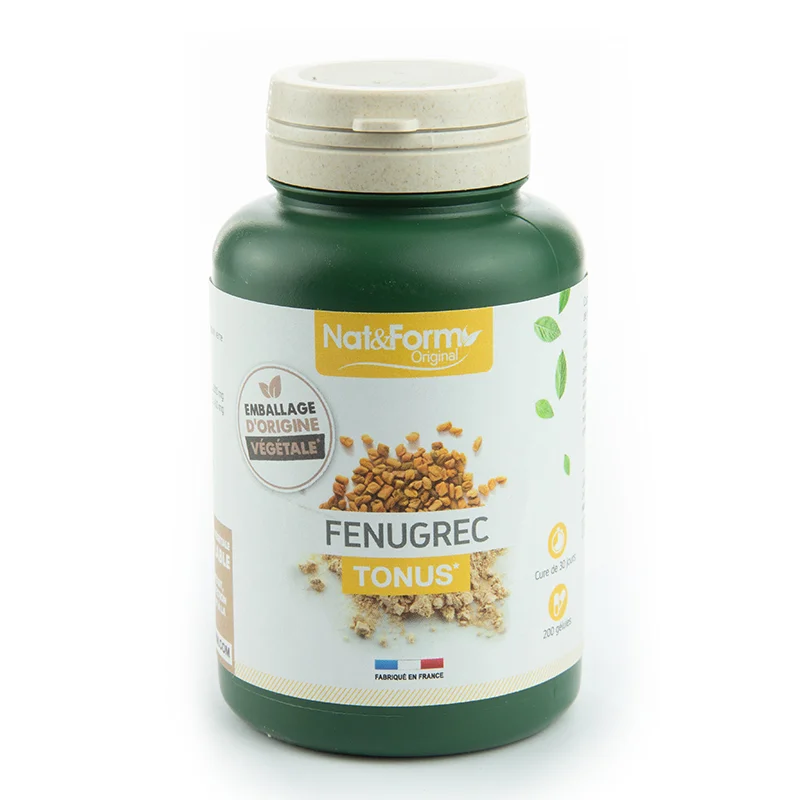 Fenugrec 200 gélules – Nat et Form – Image 2