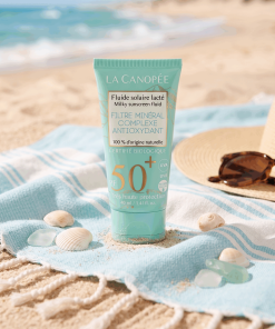 Crème fluide solaire lacté SPF50+ 40ml – La Canopée