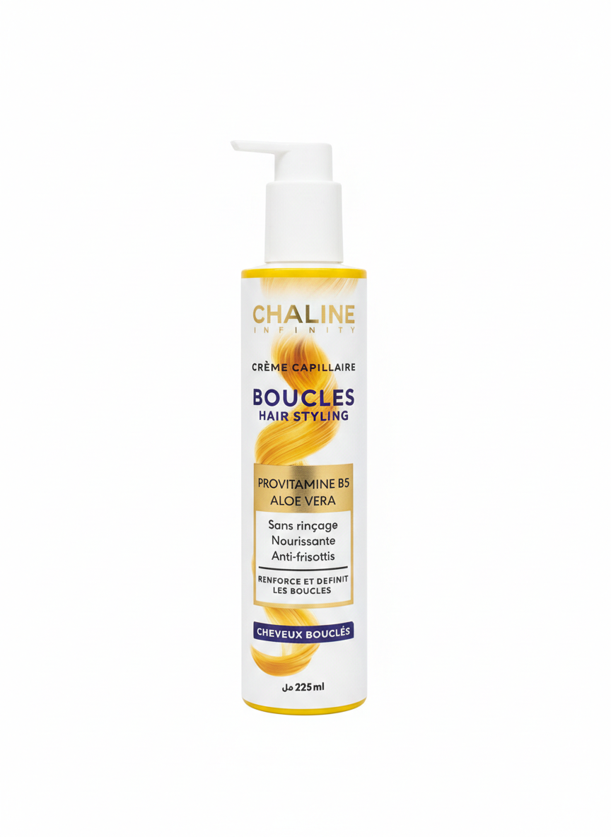 Crème Capillaire Chaline Infinity – Spécial Boucles 225ml – Image 2