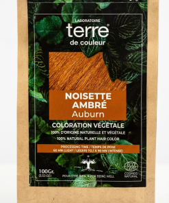 Coloration végétale Noisette ambrée 100g – Terre de couleur