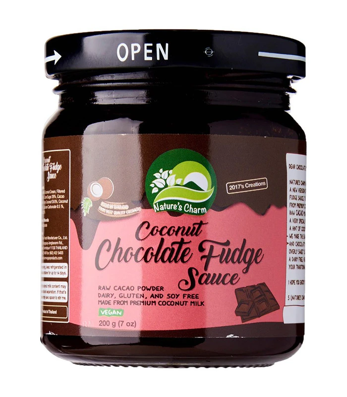 Nature’s Charm kokosov sladki preliv čoko fudge