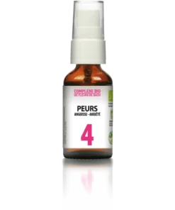 Alternative view of Complexe de Fleurs de Bach Bio n°4 Peurs 20 ml – Dr Theiss