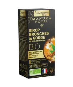 Sirop Bronches et Gorge au Miel de Manuka Bio 125 ml – Santarôme