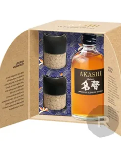 Alternative view of Akashi – Whisky – Blended – Meisei – Coffret 2 verres – 50cl – 40°