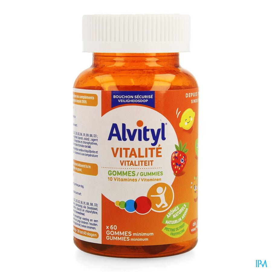 ALVITYL VITALITE 60 GOMMES