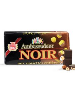 Alternative view of Chocolat Ambassadeur Noir aux Noisettes Entières – Tablette 100 g- eChrily