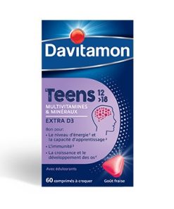 DAVITAMON TEENS FRAISE 60 BE