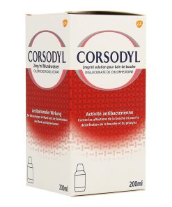 Alternative view of CORSODYL 2MG/1ML 1FLACON 300ML