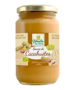 Alternative view of Beurre de cacahuète crémeux bio – 350g