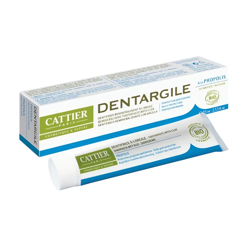 Dentargile propolis dentifrice remineralisant – 75 ml – Cattier – Image 2