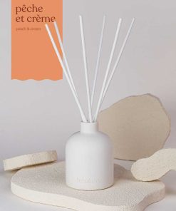 Alternative view of DIFFUSEUR À ROSEAUX PÊCHE ET CRÈME