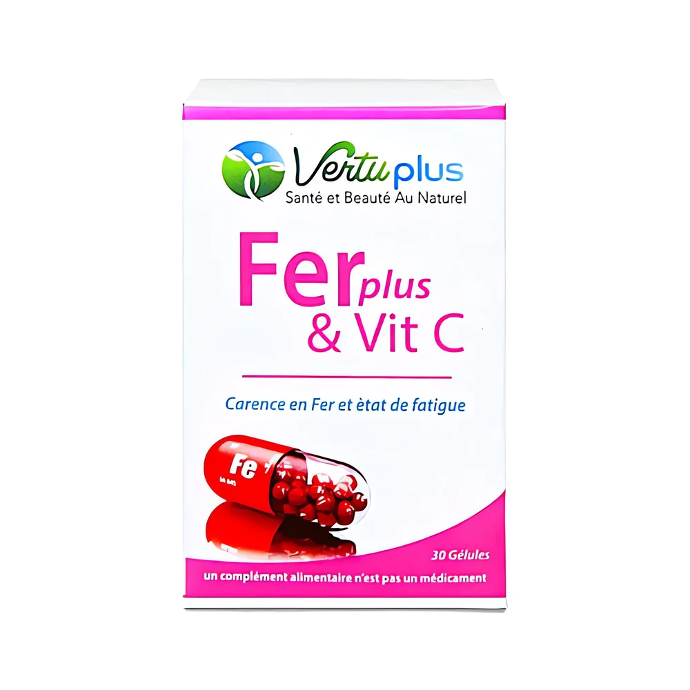 Gel Fer+Vitamine C – 30Gél – Vertuplus – Image 2
