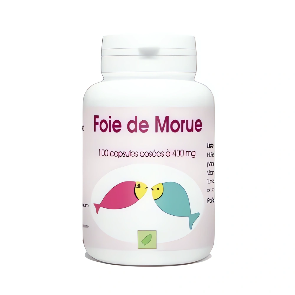 Huile de Foie de Morue – 400 mg – 100 capsules – GPH – Image 2