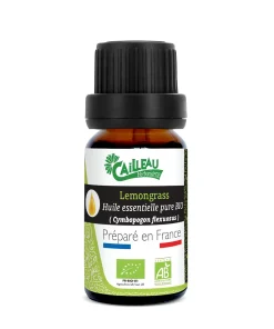 Alternative view of Huile essentielle de lemongrass bio – 10 ml – Cailleau