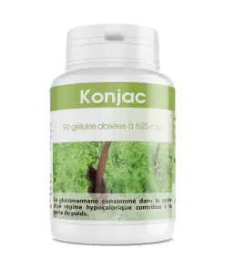 Alternative view of Konjac – 450 mg – 90 gélules – GPH