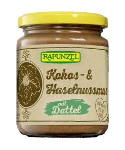 Rapunzel kokosova krema z lešniki sladkana z datlji, 250g