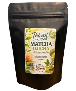 Thé vert Japonais BIO – MATCHA HOUJICHA – POCHE 40GR