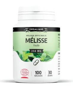 Mélisse – 250 mg – 100 gélules – GPH