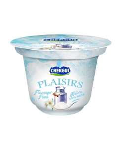 Alternative view of PLAISIRS FROMAGE FRAIS SANS SUCRE SUCRE CHERGUI 140G