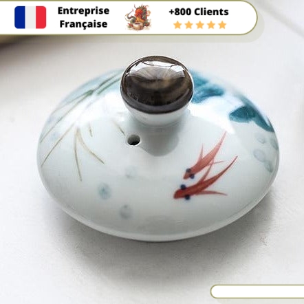 Service à Thé en Porcelaine 4 tasses 700ml – Image 7