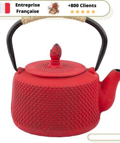 Alternative view of Bouilloire en Fonte  Rouge 850ml