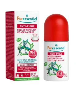 Roller répulsif visage & corps anti-pique – 50 ml – Puressentiel