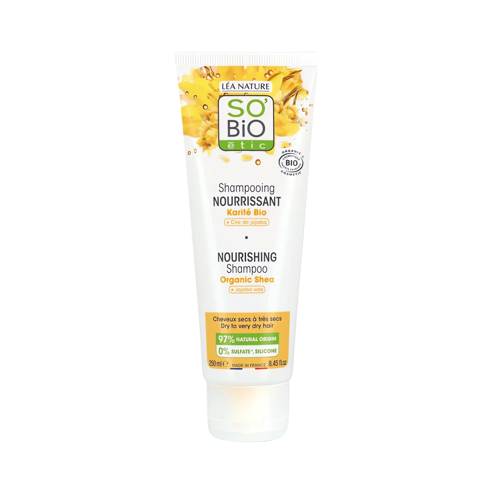 Shampoing nourrissant au beurre de karité et céramide d’argan – 250 ml – SO’BiO étic