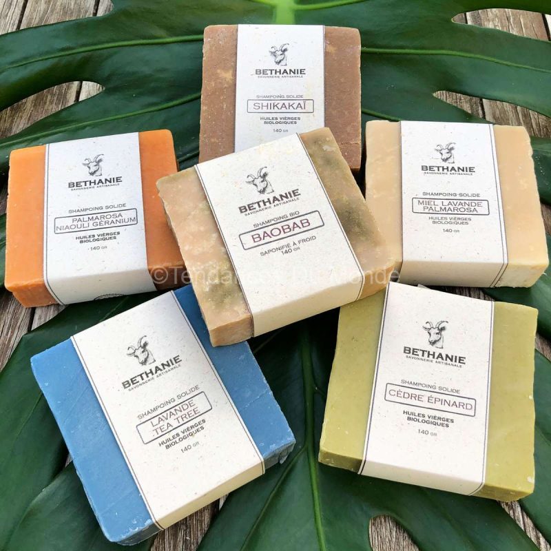 Lot de 3 shampoings solides ou carrés de shampoing artisanaux – Image 2