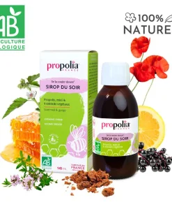 Alternative view of Sirop du Soir Sommeil et Gorge Bio 145 ml – Propolia