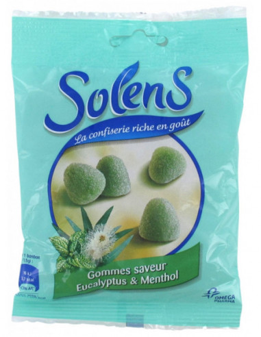 SOLENS GOMMES EUCALYPTUS-MENTHOL 100 G