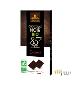 Alternative view of Chocolat noir 85% intense bio