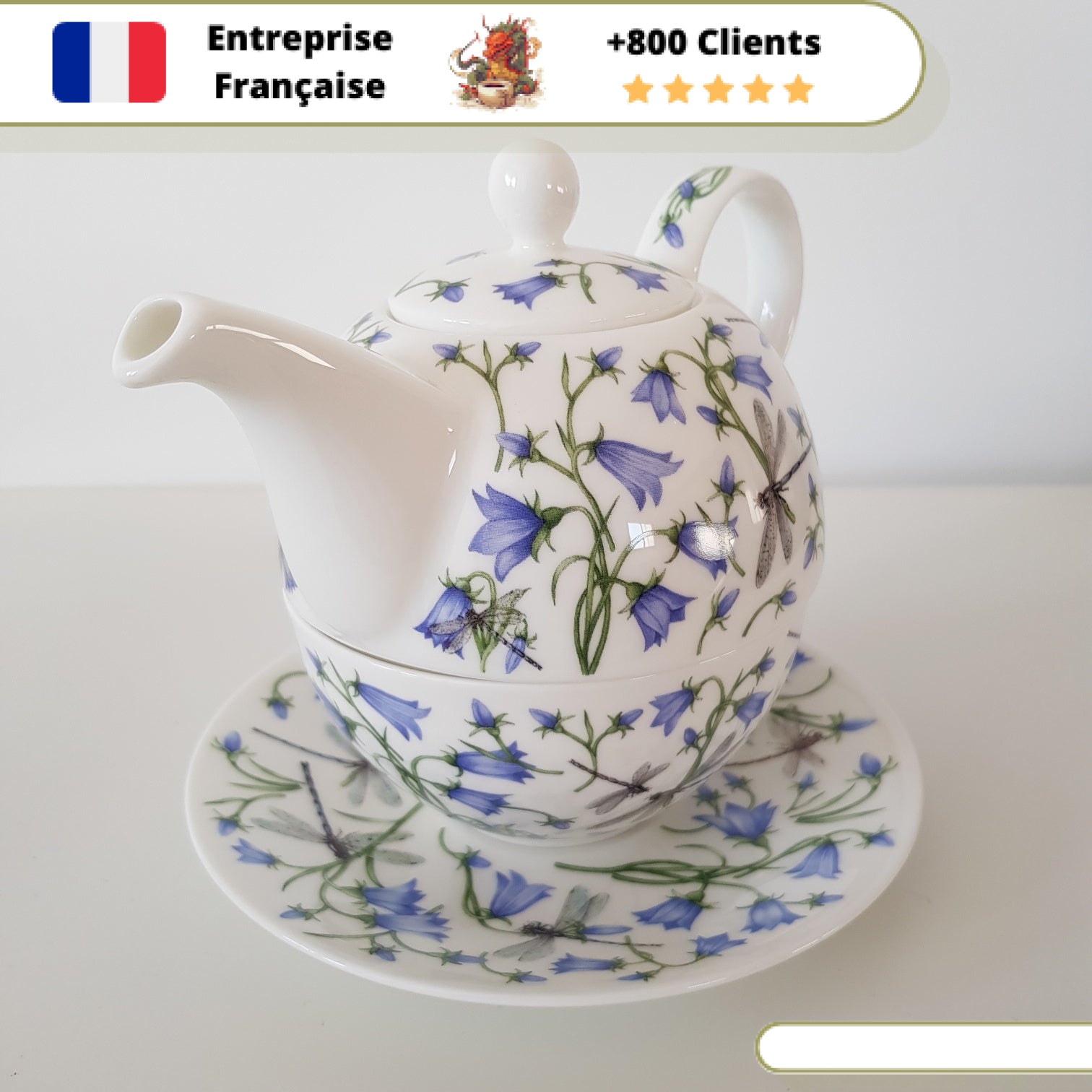 Théière Egoïste Porcelaine Anglaise Dunoon 500ml – Image 8