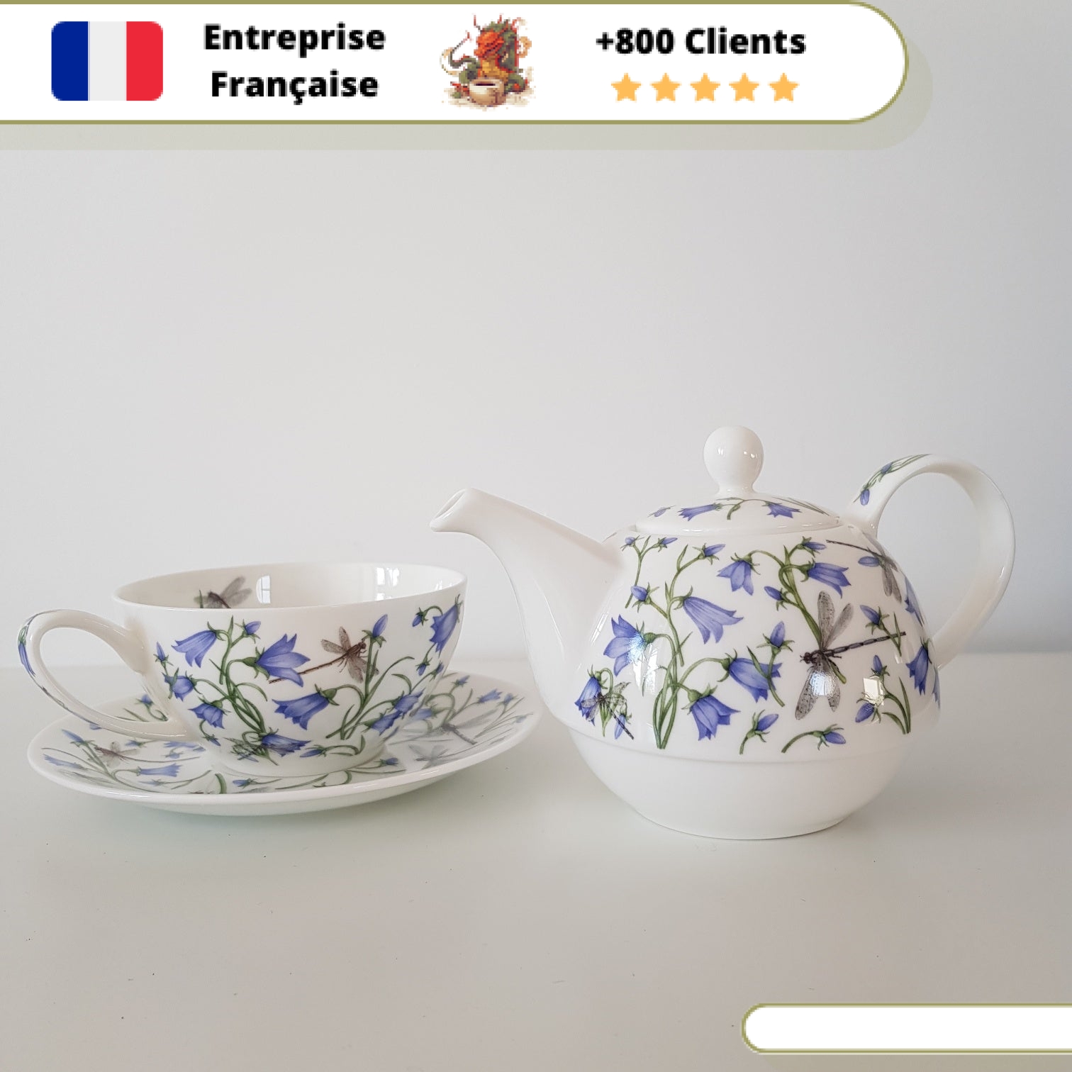 Théière Egoïste Porcelaine Anglaise Dunoon 500ml – Image 3