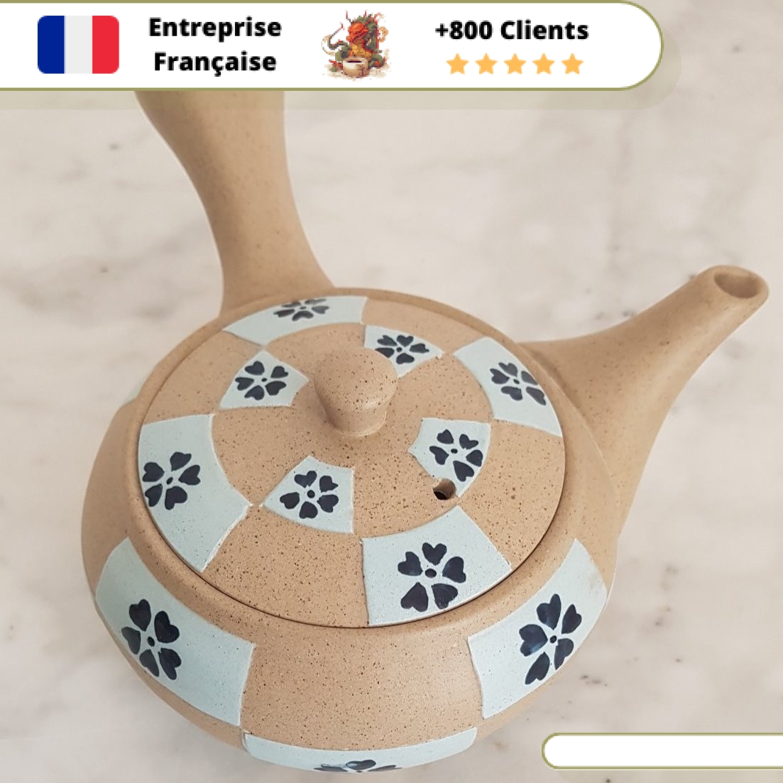 Théière Tokoname Fabriquée au Japon 240ml – Image 3